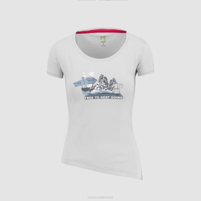T-shirt| Karpos vrouwen anemoon evo w t-shirt wit HD6V1360