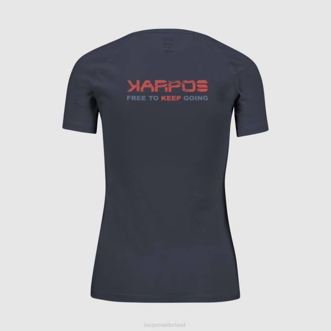 T-shirt| Karpos vrouwen astro alpino w-t-shirt ombre blauw HD6V1364