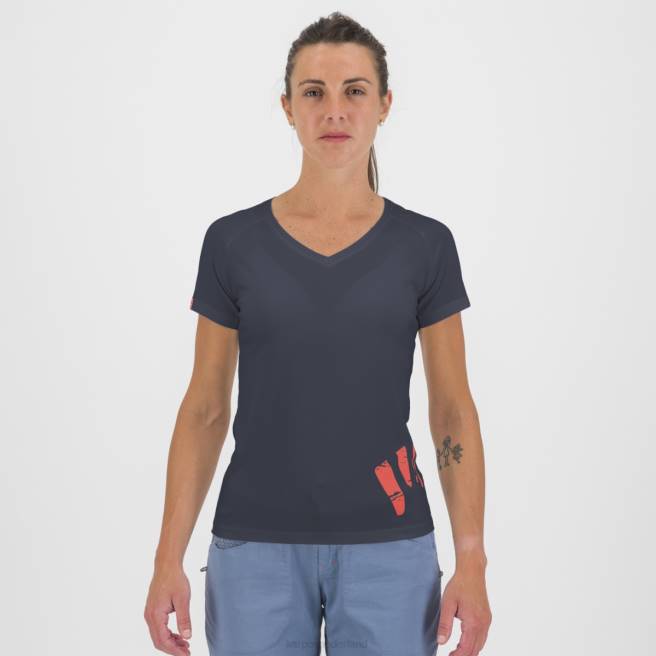 T-shirt| Karpos vrouwen astro alpino w-t-shirt ombre blauw HD6V1364