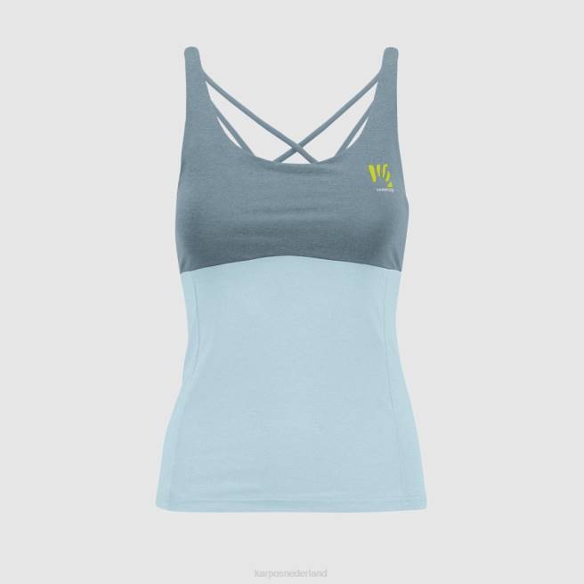 T-shirt| Karpos vrouwen bull evo met top bronmeer/aquamarijn HD6V1324