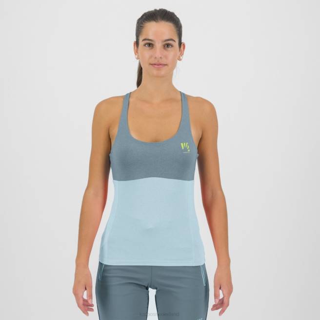 T-shirt| Karpos vrouwen bull evo met top bronmeer/aquamarijn HD6V1324