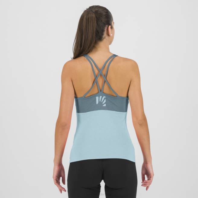 T-shirt| Karpos vrouwen bull evo met top bronmeer/aquamarijn HD6V1324