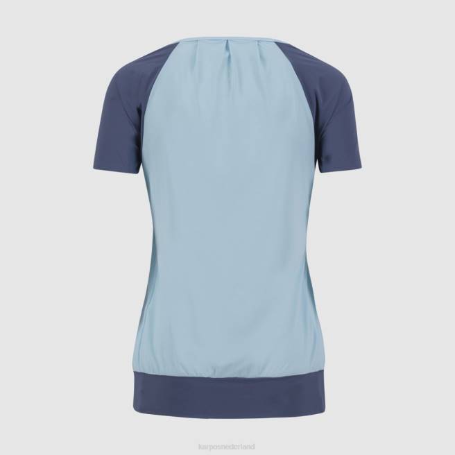T-shirt| Karpos vrouwen cengia w t-shirt aquamarijn/vintage indigo HD6V1278
