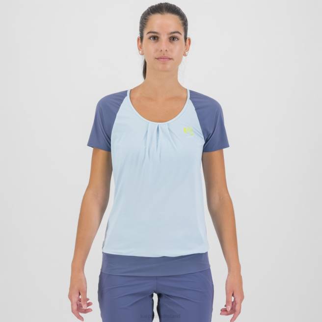 T-shirt| Karpos vrouwen cengia w t-shirt aquamarijn/vintage indigo HD6V1278
