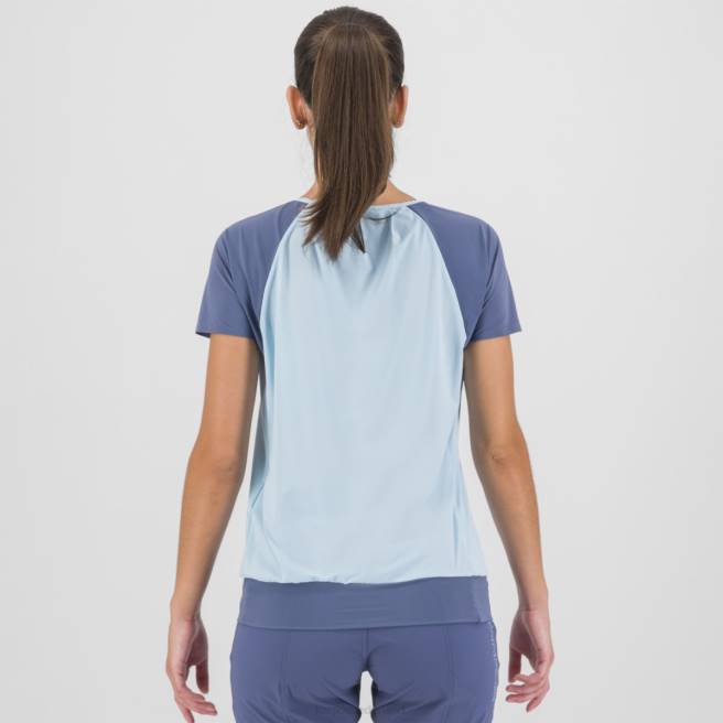 T-shirt| Karpos vrouwen cengia w t-shirt aquamarijn/vintage indigo HD6V1278