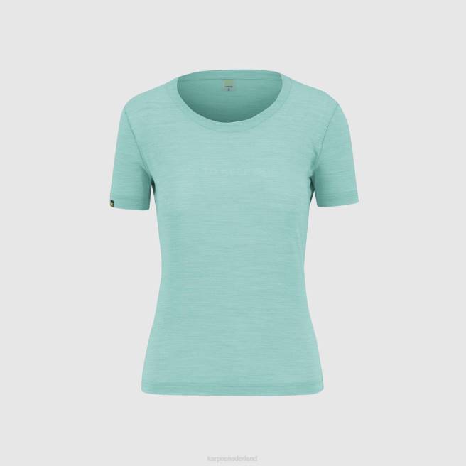 T-shirt| Karpos vrouwen easyfrizz merino t-shirt aquatische hemel HD6V1244