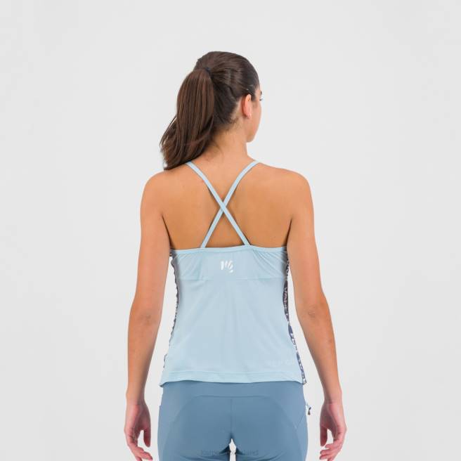 T-shirt| Karpos vrouwen easyfrizz met top aquamarijn HD6V1286