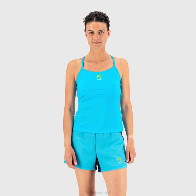 T-shirt| Karpos vrouwen easyfrizz met top wit Zwart HD6V1289