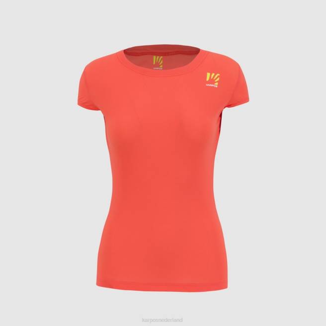 T-shirt| Karpos vrouwen gemakkelijke w-jersey heet koraal HD6V1295