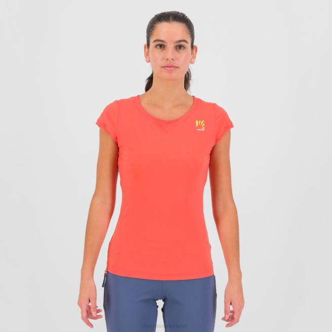 T-shirt| Karpos vrouwen gemakkelijke w-jersey heet koraal HD6V1295