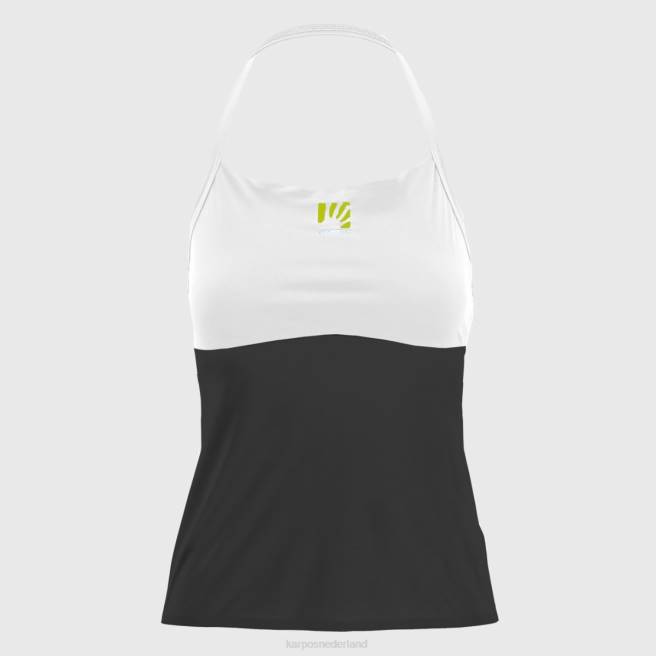 T-shirt| Karpos vrouwen gemakkelijke zon met top zwart wit HD6V1340