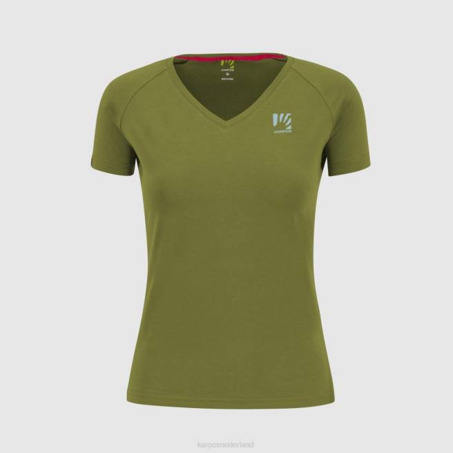 T-shirt| Karpos vrouwen genzianella w t-shirt guacemole HD6V1368