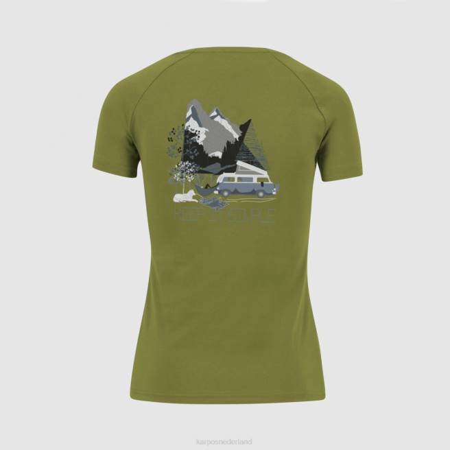T-shirt| Karpos vrouwen genzianella w t-shirt guacemole HD6V1368