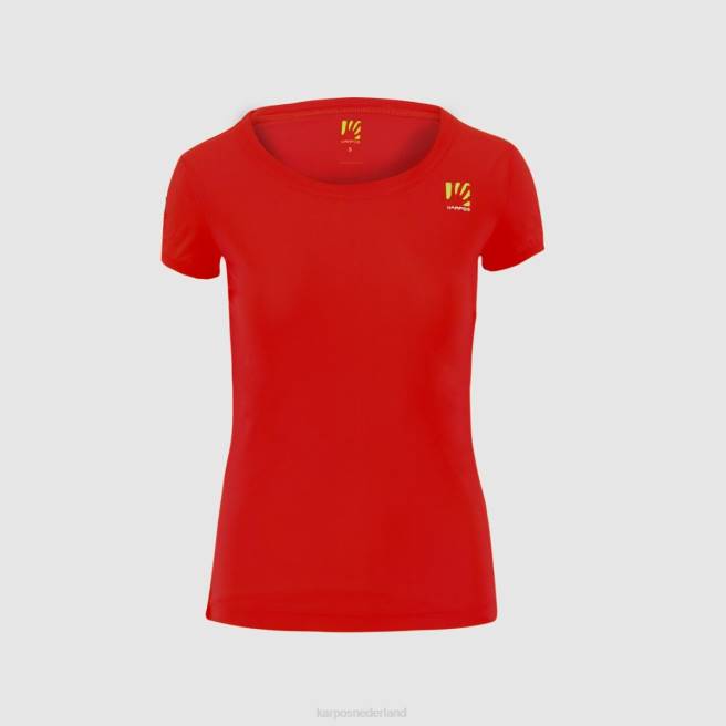 T-shirt| Karpos vrouwen gevoelige w-jersey vlam scharlaken HD6V1313