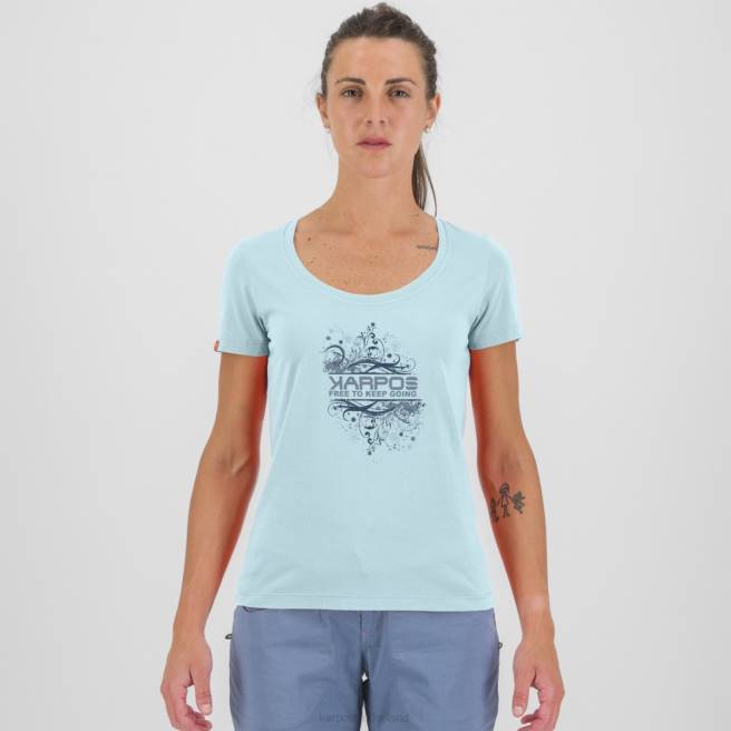 T-shirt| Karpos vrouwen krokus w t-shirt aquamarijn HD6V1332