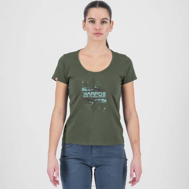 T-shirt| Karpos vrouwen krokus w t-shirt tijm HD6V1328