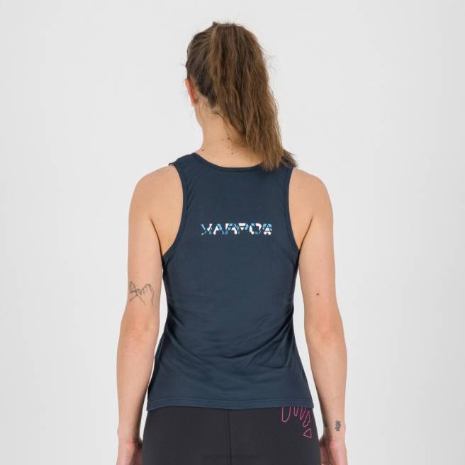 T-shirt| Karpos vrouwen loma met top hemelkapitein/wit/blauw atol HD6V1383
