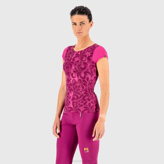 T-shirt| Karpos vrouwen loma print w-jersey klein/wit HD6V1309