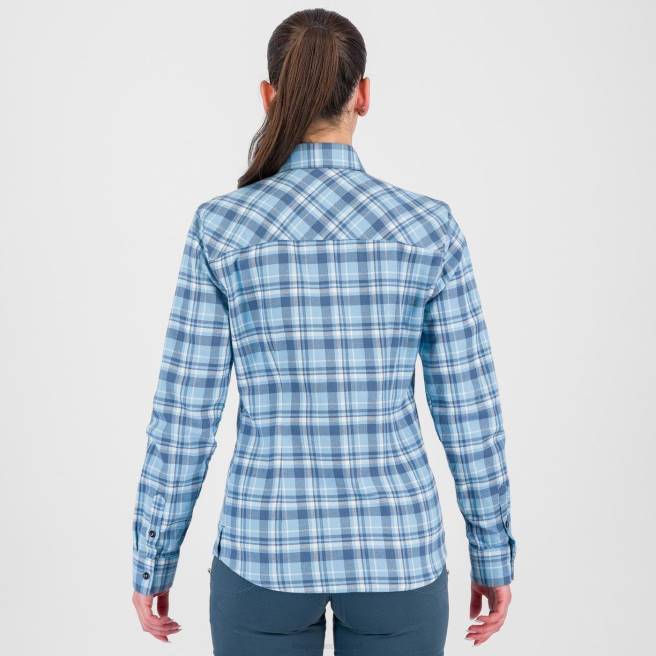 T-shirt| Karpos vrouwen martora w wintershirt bergbron/beringzee HD6V1220