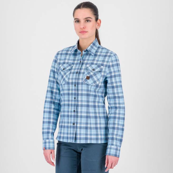 T-shirt| Karpos vrouwen martora w wintershirt bergbron/beringzee HD6V1220
