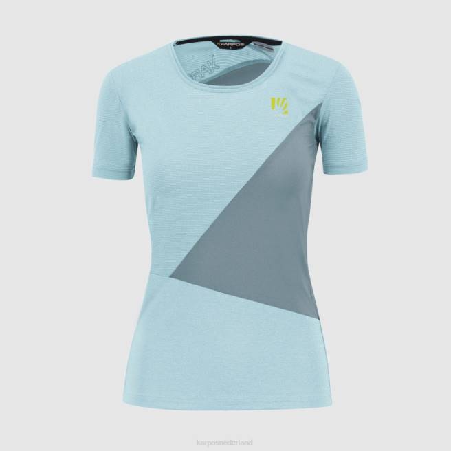 T-shirt| Karpos vrouwen nuvolau w-jersey aquamarijn/bronmeer HD6V1283