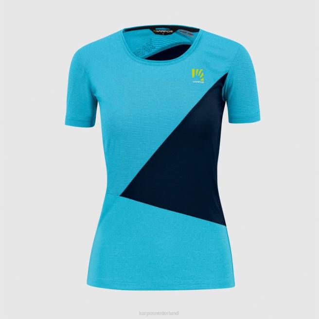 T-shirt| Karpos vrouwen nuvolau w-jersey blauwe atol / luchtkapitein HD6V1280