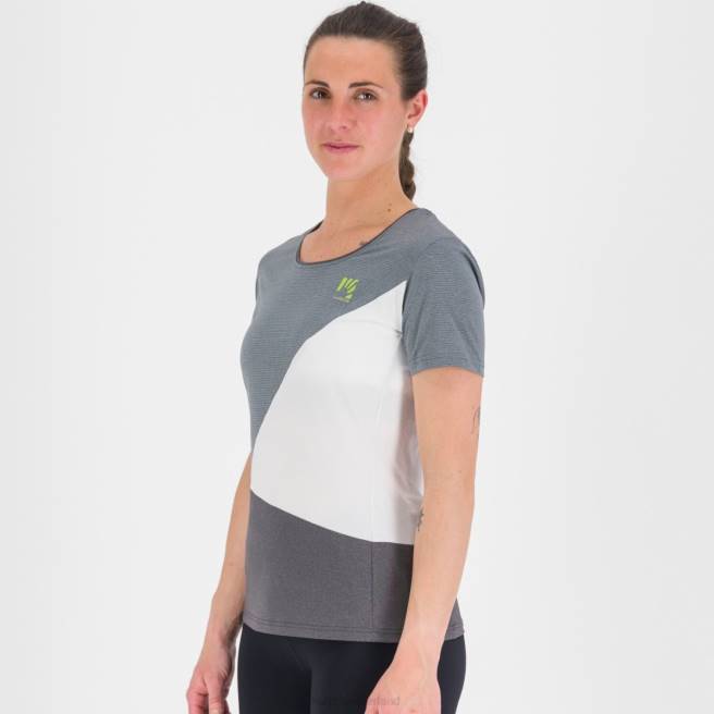 T-shirt| Karpos vrouwen nuvolau w-jersey ombre blauw/wit/zwart HD6V1282