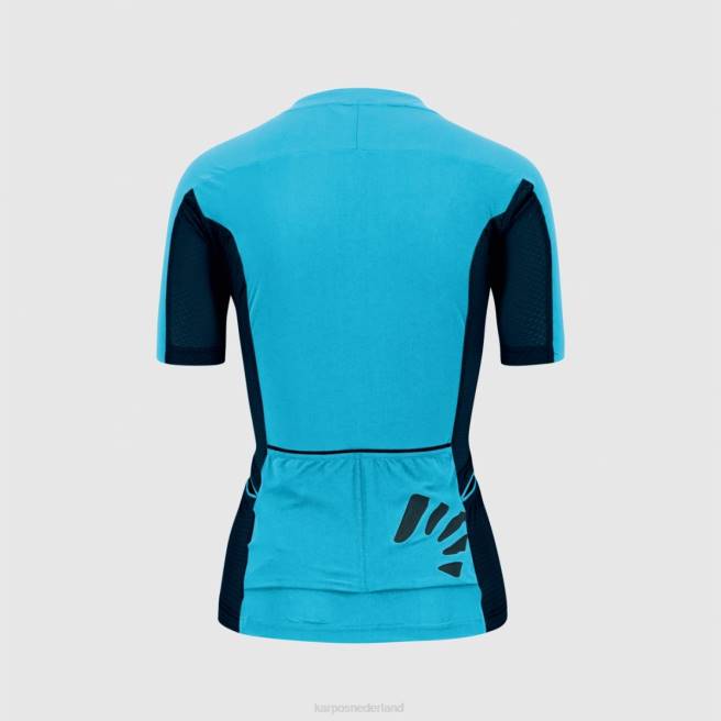 T-shirt| Karpos vrouwen pralongia evo w-jersey blauwe atol / luchtkapitein HD6V1221