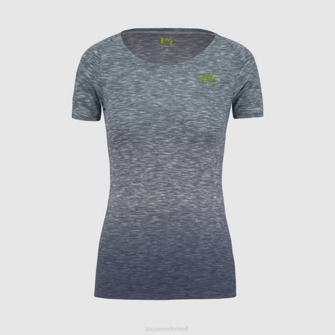 T-shirt| Karpos vrouwen prato piazza w jersey vintage indigo/aquamarijn HD6V1270
