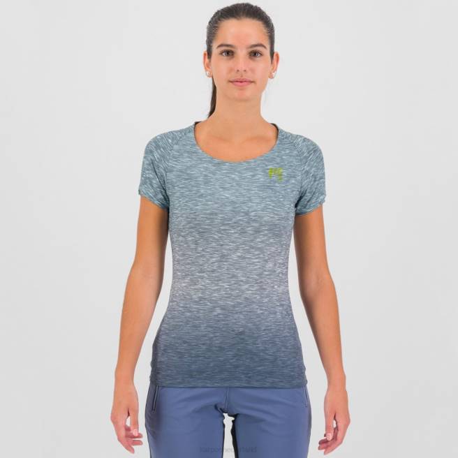 T-shirt| Karpos vrouwen prato piazza w jersey vintage indigo/aquamarijn HD6V1270