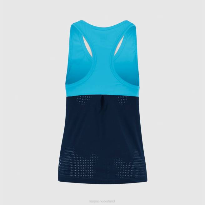T-shirt| Karpos vrouwen snel w top blauwe atol / luchtkapitein HD6V1349
