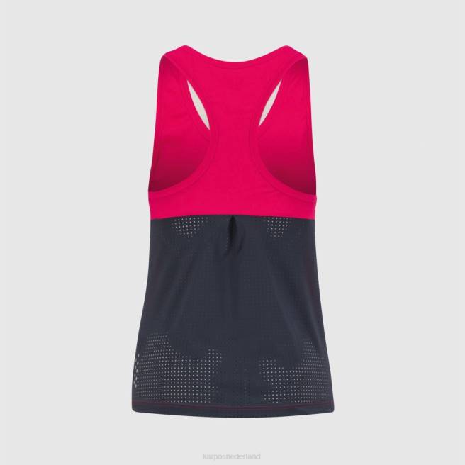 T-shirt| Karpos vrouwen snel w top insinuatie/ombre blauw HD6V1347