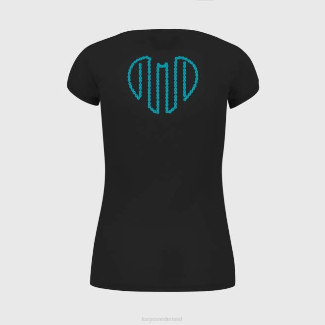 T-shirt| Karpos vrouwen val federia w tee zwart HD6V1359