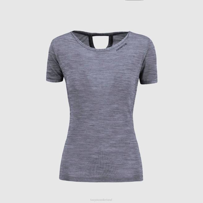 T-shirt| Karpos vrouwen verdana merino met t-shirt ombre blauw HD6V1261
