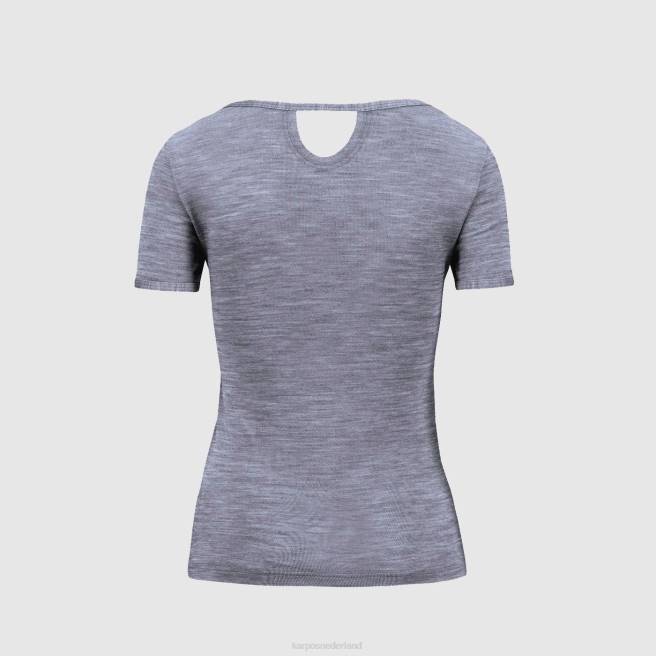 T-shirt| Karpos vrouwen verdana merino met t-shirt ombre blauw HD6V1261