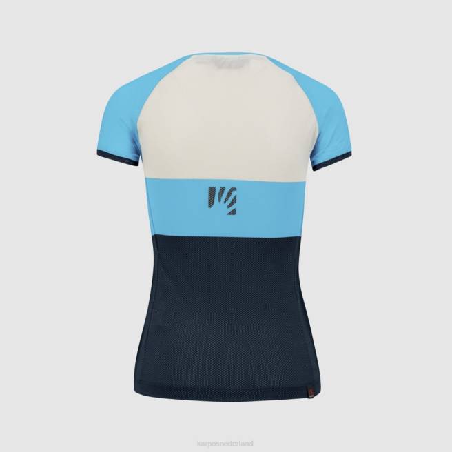 T-shirt| Karpos vrouwen verplaatste evo w-trui kapitein van blauw atol/wit/lucht HD6V1245