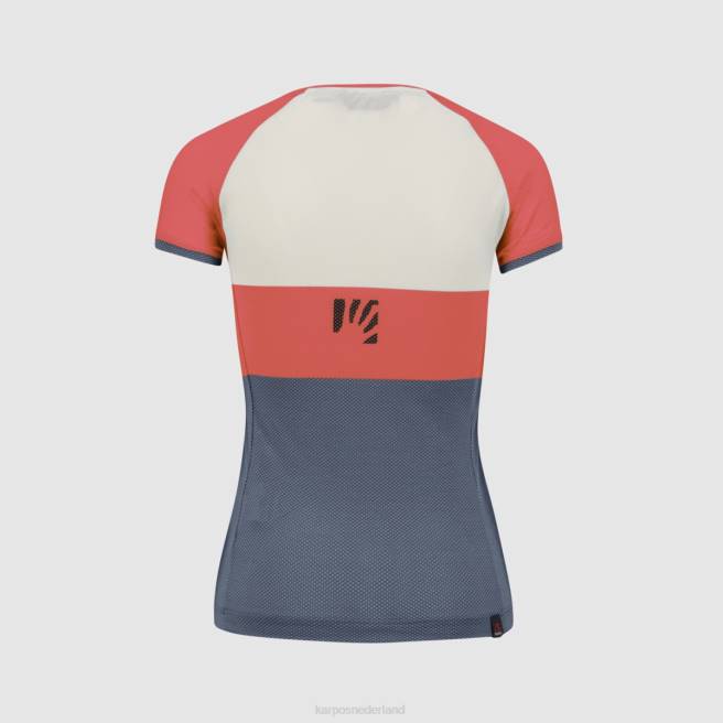 T-shirt| Karpos vrouwen verplaatste evo w-trui warm koraal/wolkendanser/vintage HD6V1246