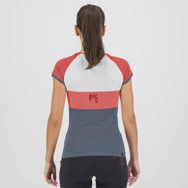 T-shirt| Karpos vrouwen verplaatste evo w-trui warm koraal/wolkendanser/vintage HD6V1246