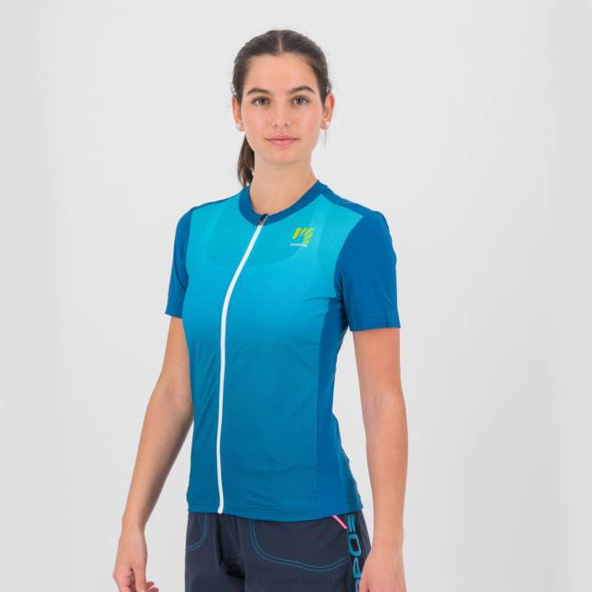 T-shirt| Karpos vrouwen verve evo w-trui Marokkaans blauw/bluebird HD6V1227