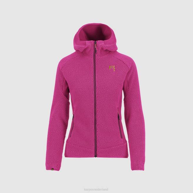 vlies| Karpos vrouwen Jaren 80 hoodie met fleece cabaret HD6V1115