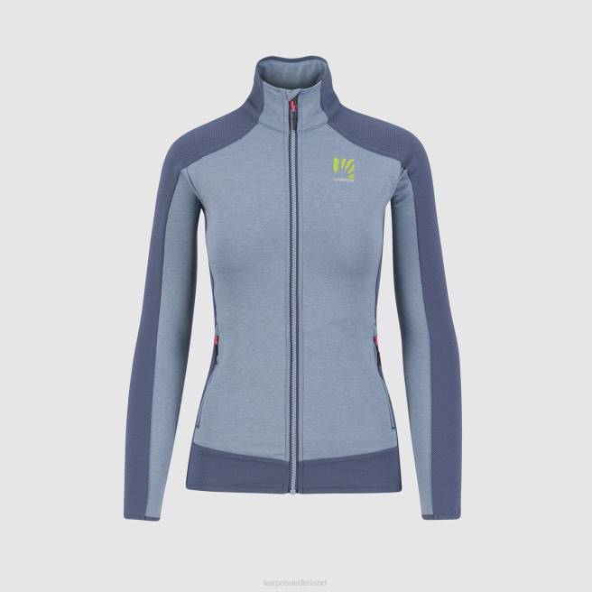 vlies| Karpos vrouwen Odle met fleece bergbron/beringzee HD6V1160