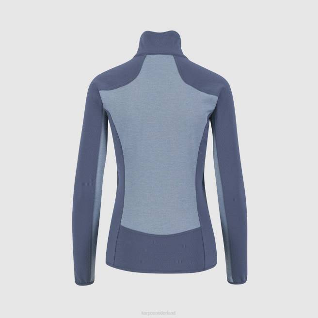 vlies| Karpos vrouwen Odle met fleece bergbron/beringzee HD6V1160