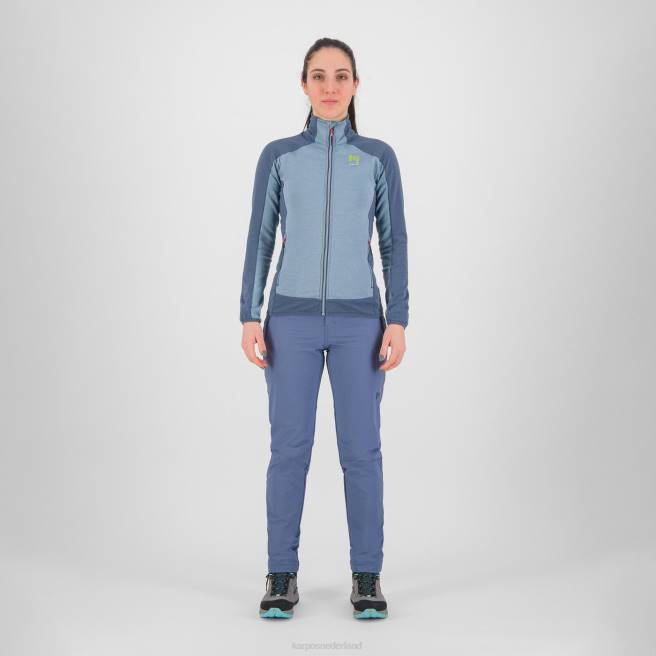 vlies| Karpos vrouwen Odle met fleece bergbron/beringzee HD6V1160