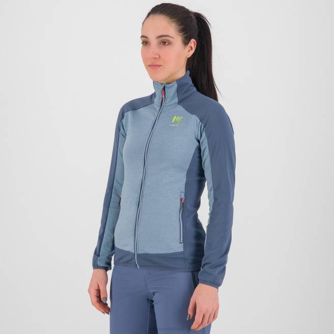vlies| Karpos vrouwen Odle met fleece bergbron/beringzee HD6V1160
