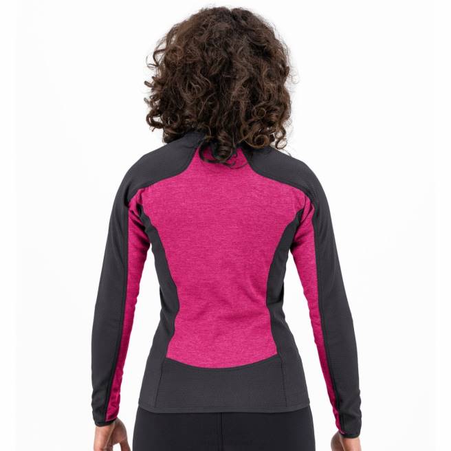 vlies| Karpos vrouwen Odle met fleece cabaret/zwart HD6V1157