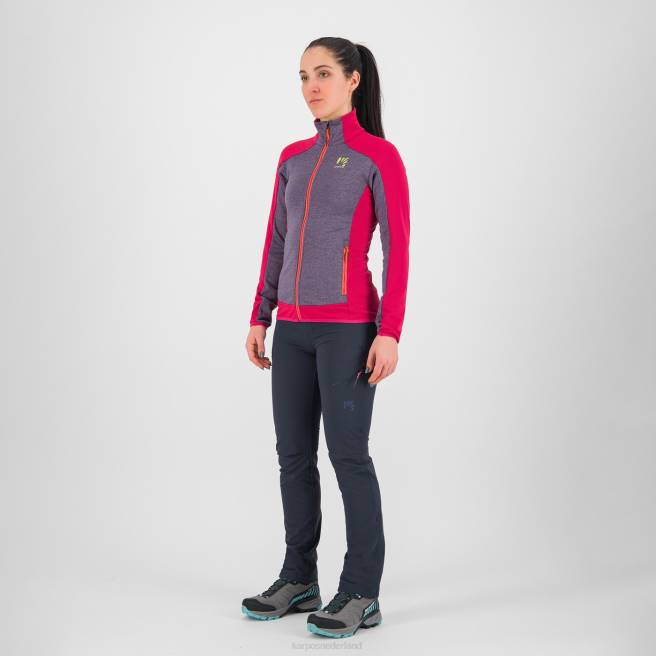 vlies| Karpos vrouwen Odle met fleece druif/granita HD6V1156