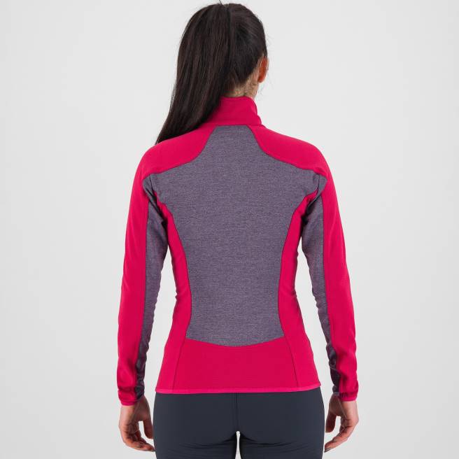 vlies| Karpos vrouwen Odle met fleece druif/granita HD6V1156