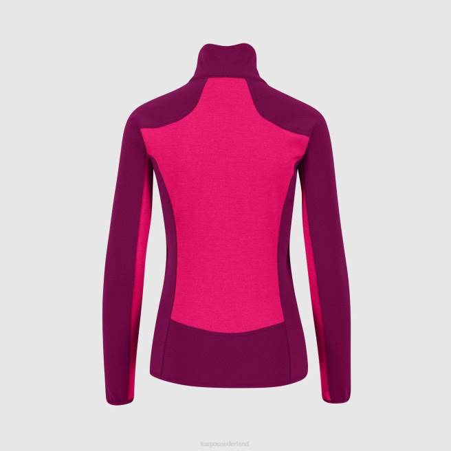 vlies| Karpos vrouwen Odle met fleece roze/jongensbes HD6V1163