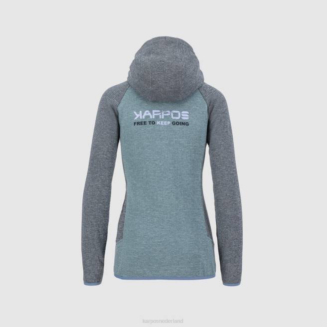vlies| Karpos vrouwen camouflage met capuchon hydro/indische inkt HD6V1173