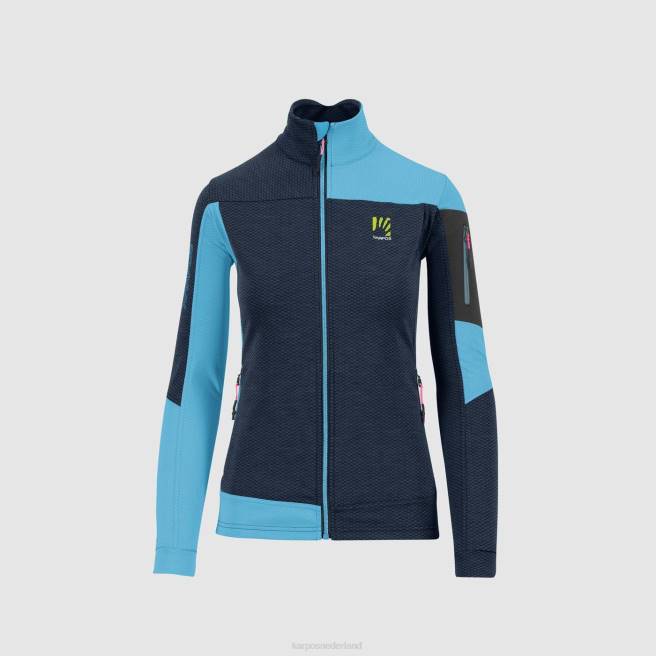 vlies| Karpos vrouwen cherz met fleece middernacht/blauw atol HD6V1127